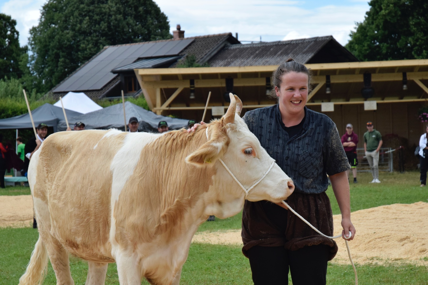 Siegerin-Gaeumann-mit-Rind-Tournesol Siegerin-Gaeumann-mit-Rind-Tournesol